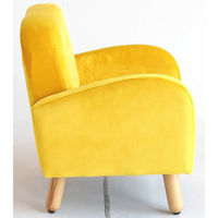 ICHIBA キッズ パーソナルソファ 幅455mm イエロー HLI-5005YL/ 1台（直送品）