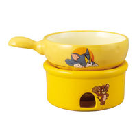 サンアート チーズフォンデュ鍋 370ml トムとジェリー 磁器 395485 1個（直送品）