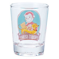 サンアート グラス 50ml おさるのジョージ ミニグラス ガラス ポップコーン 395514 1個（直送品）