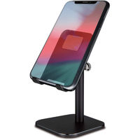 スマホスタンド 卓上アーム型 4.0～6.0インチ 高さ調整 角度調整可能 フリーアングル ブラック P-DSCHARMBK エレコム 1個