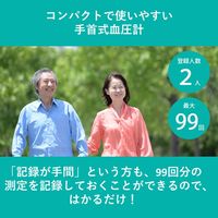 ドリテック 手首式血圧計 BM-105WT 1台