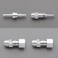 エスコ 5mm 溶接器用カプラーセット(チヨコック/酸素用) EA300BC-21 1セット(1St)（直送品）