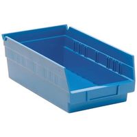 エスコ 168x295x102mm パーツトレー/ラック棚用(青/30個) EA661EB-6 1箱(30個)（直送品）