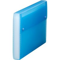 エスコ A4/240x330x35mm ドキュメントバッグ(ブルー) EA762CB-541 1セット(10冊)（直送品）