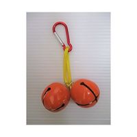 エスコ 熊よけ鈴(カラビナ付) EA864CY-12 1セット(10個)（直送品）