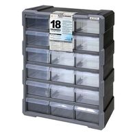 エスコ 381x159x476mm パーツキャビネット(3列6段) EA957FT-2 1個（直送品）