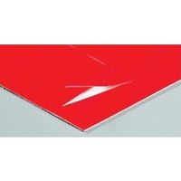 エスコ 5x15mm ゲージマーカー(赤/100枚1シート) EA983HM-1 1セット(2000枚:100枚×20組)（直送品）