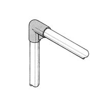 エスコ [パイプラック用] 2方向プラスチックジョイント(アイボリー) EA976BY-307 1セット(30個)（直送品）