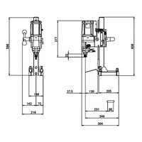 エスコ AC100V/1900wー210mm ダイモドリル EA870A-3 1台（直送品）