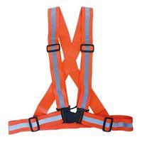 エスコ 安全ベスト(縁無し/オレンジ) EA983R-177 1セット(10枚)（直送品）