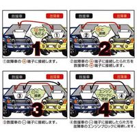 エスコ 100A ブースターケーブルセット EA812JX-103A 1セット(1St)（直送品）