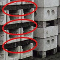 エスコ 300x300x 300mm 樹脂製角材 EA993DS-44S 1個（直送品）