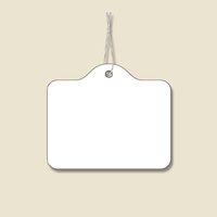 エスコ 30x35mm 糸付名札(白/1000枚) EA475HZ-36 1セット(3000枚:1000枚×3箱)（直送品）