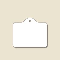 エスコ 30x35mm 糸無名札(白/1000枚) EA475HZ-42 1セット(3000枚:1000枚×3箱)（直送品）