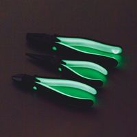 エスコ 220mm 電工ペンチ(砲金構造/蓄光ハンドル) EA534FD-220 1丁（直送品）