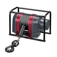 エスコ 150kg/37m 電動ウインチ(リモコン/定置型) EA840BG-150A 1台（直送品）