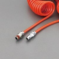 エスコ 5.0/8.0mmx 10m ウレタンホース(プラグ付) EA125BA-10 1セット(3個:1個×3本)（直送品）
