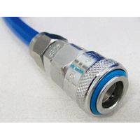 エスコ 6.5/10mmx 4.0m ウレタンホース(カプラー付) EA125CG-104 1セット(3個:1個×3本)（直送品）