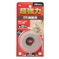 エスコ 15mmx1.0m 両面テープ・超強力(粗面用) EA944MF-256 1セット(15巻)（直送品）