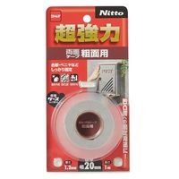 エスコ 20mmx1.0m 両面テープ・超強力(粗面用) EA944MF-257 1セット(10巻)（直送品）