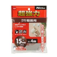 エスコ 15mmx4.0m 両面テープ・超強力(粗面用) EA944MF-258 1セット(10巻)（直送品）