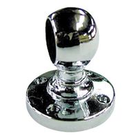 エスコ φ16mm パイプ用ブラケット(エンド用/クロームメッキ) EA951ES-68 1セット(20個)（直送品）