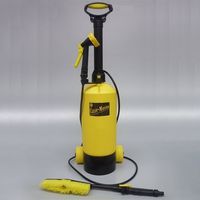 エスコ 8.0L 水圧クリーナー(手動ポンプ式/キャスター付 EA115MH-63 1個（直送品）