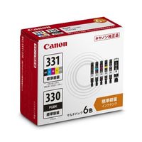 エスコ [キャノン] インクカートリッジ(6色セット/BCIー331+330/6MP EA759X-480 1個（直送品）