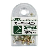 エスコ [透明]カラーピン(ロング/20本) EA762FC-53 1セット(600本:20本×30箱)（直送品）