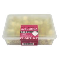 エスコ 画鋲(1000本) EA762FC-74 1セット(4000本:1000本×4箱)（直送品）