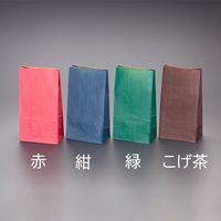 エスコ 130x 80x235mm カラー紙袋(紺/100枚) EA927SB-65 1セット(1000枚:100枚×10束)（直送品）