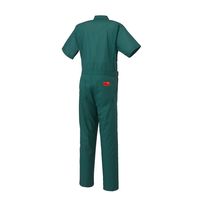 山田辰 半袖つなぎ服 グリーン M 1-1070-GR-M 1枚（直送品）