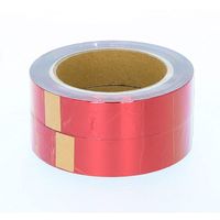 高儀 TAKAGI 赤キラ銀キラ防鳥テープ 20mm×90m 2巻入 4907052748804 1セット(3個)（直送品）