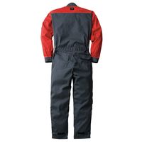 ヤマタカ 夏メカニックスーツ チャコール×レッド L 708-77-L 1枚（直送品）