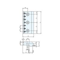 ナベヤ ステップ口金(超硬グリップタイプ)LT5AU125ーSJH LT5AU125-SJC 1セット（直送品）