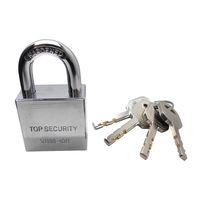 アイアイ ディスク南京錠 真鍮 クローム 40mm IB-073 1セット（直送品）