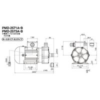 三相電機 マグネットポンプ PMD-2571B2P 1P（直送品）