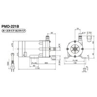 三相電機 マグネットポンプ PMD-221B2M 1P（直送品）