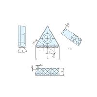 ナベヤ 超硬グリップ GCH10 1セット(2個)（直送品）