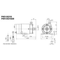 三相電機 マグネットポンプ PMH-0531B2B 1P（直送品）