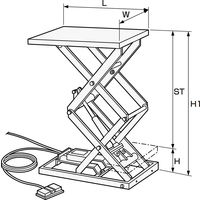 東正車輌 ゴールドリフター GLM-250-58V-200V 1P（直送品）