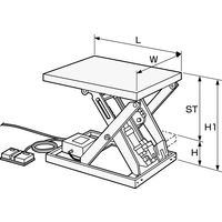 東正車輌 ゴールドリフター(ジャバラ付) GLL-150-56VJ-200V 1P（直送品）