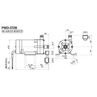 三相電機 マグネットポンプ PMD-372B2C 1P（直送品）