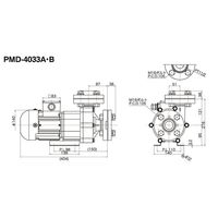 三相電機 マグネットポンプ PMD-4033B2X 1P（直送品）