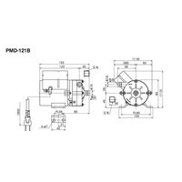 三相電機 マグネットポンプ PMD-121B6J1 1P（直送品）