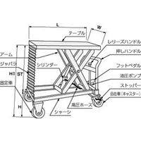 東正車輌 ゴールドリフター(ジャバラ付) GLH-350WJ 1P（直送品）