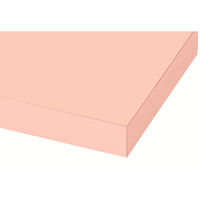 【軒先渡し】ニシキ工業  会議用テーブル  抗ウイルス加工  幅600×奥行600×高さ700mm  ピンク  AAK-0606TM-VP  1台（直送品）