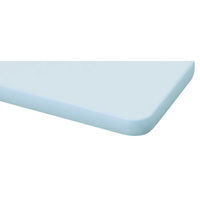 【軒先渡し】ニシキ工業  会議用テーブル  抗ウイルス加工  幅900×奥行750×高さ700mm  ブルー  AAK-0975SM-VBL  1台（直送品）