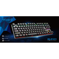 I-CHAIN JAPAN ライト搭載91キーゲーミングキーボード KL21C1 1個（直送品）
