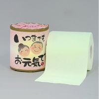 林製紙 (2345)いつまでもお元気で1ロール個包装トイレットペーパー 120493 1セット(100個)